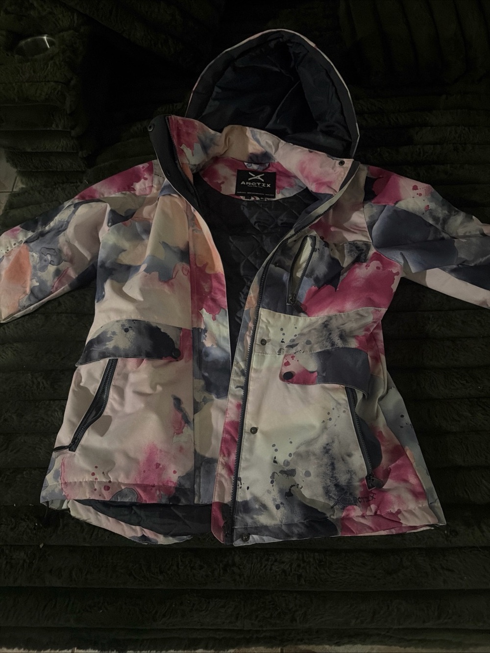 Arctix womans Multicolor Water-Resistant Hooded Jacket